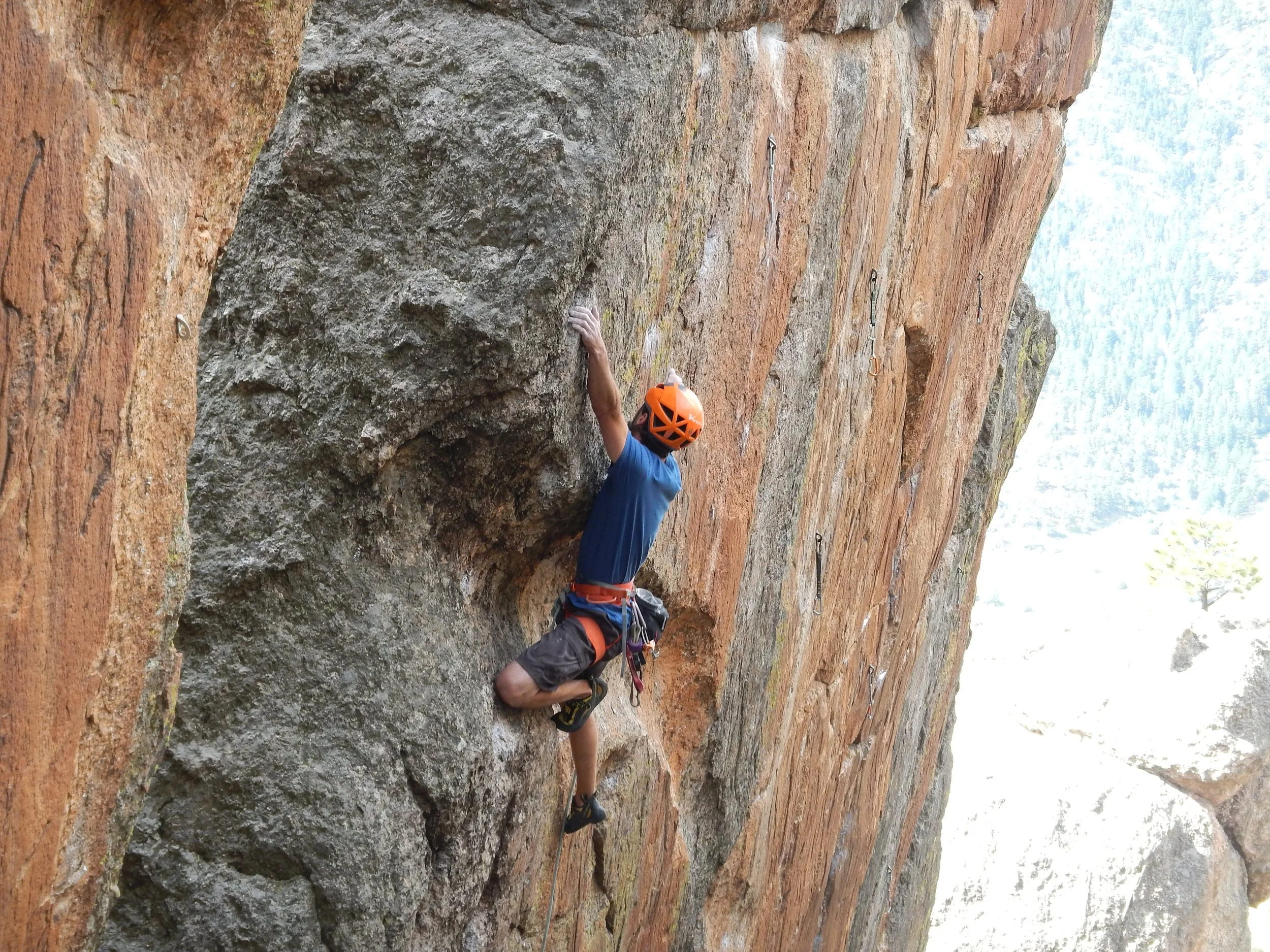Outdoor sport climbing social club in Boulder with Rope Wranglers