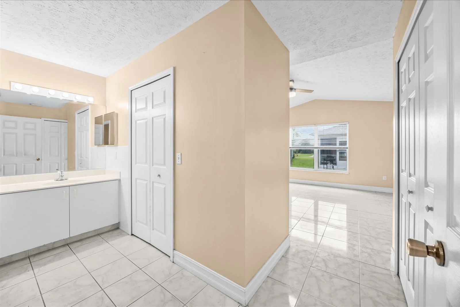 Primary bath — double vanity