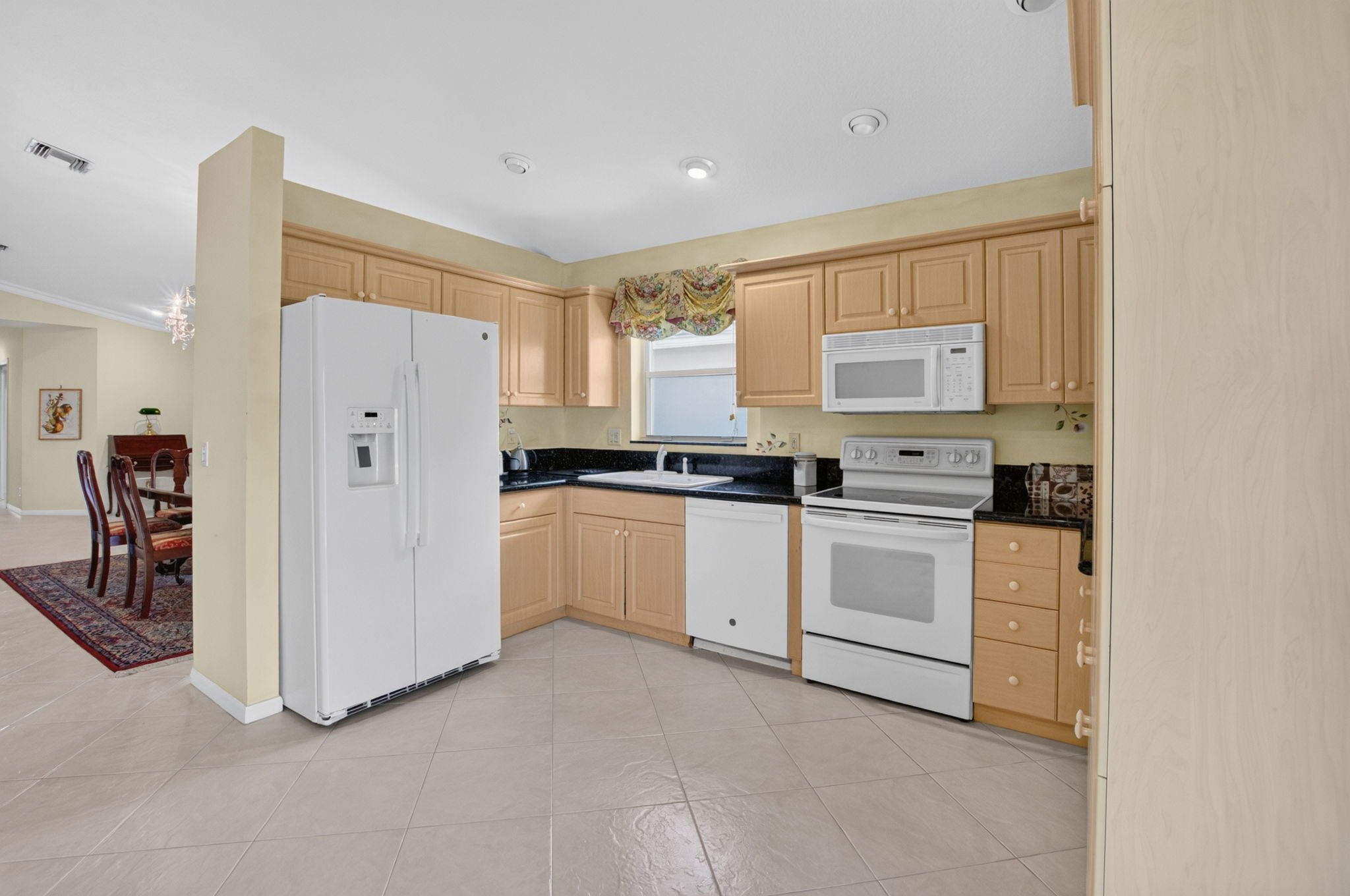 Open concept kitchen