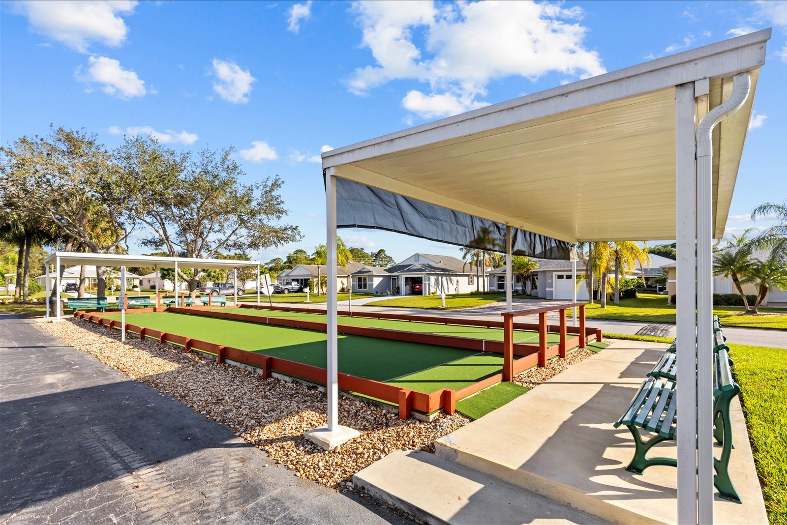 Bocce ball courts