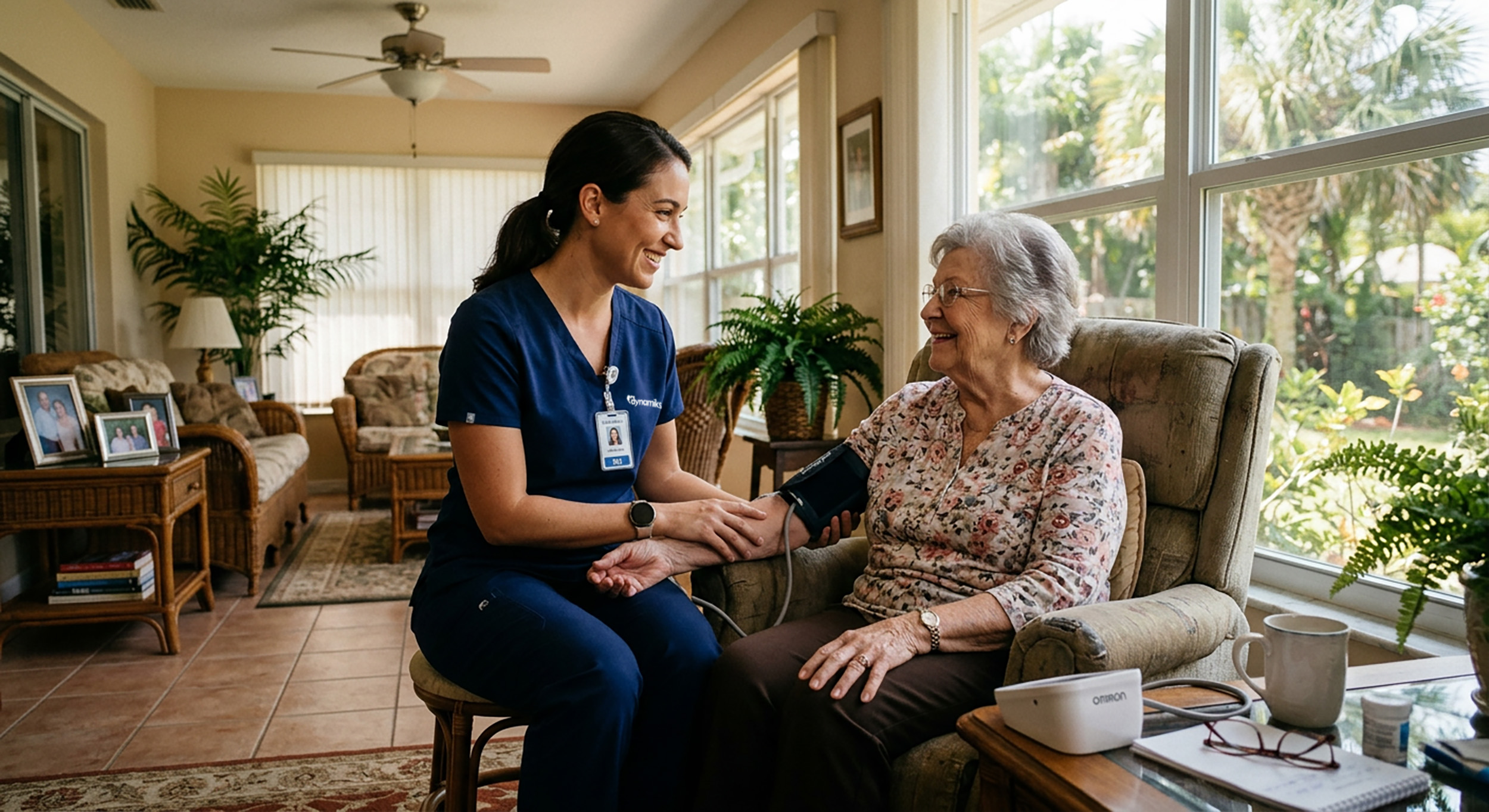 Adult receiving private duty nursing and skilled home care support