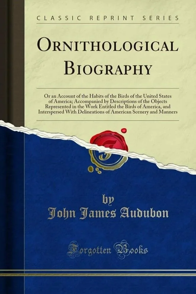 The cover of a reprint of Audubon's Ornithological Biography