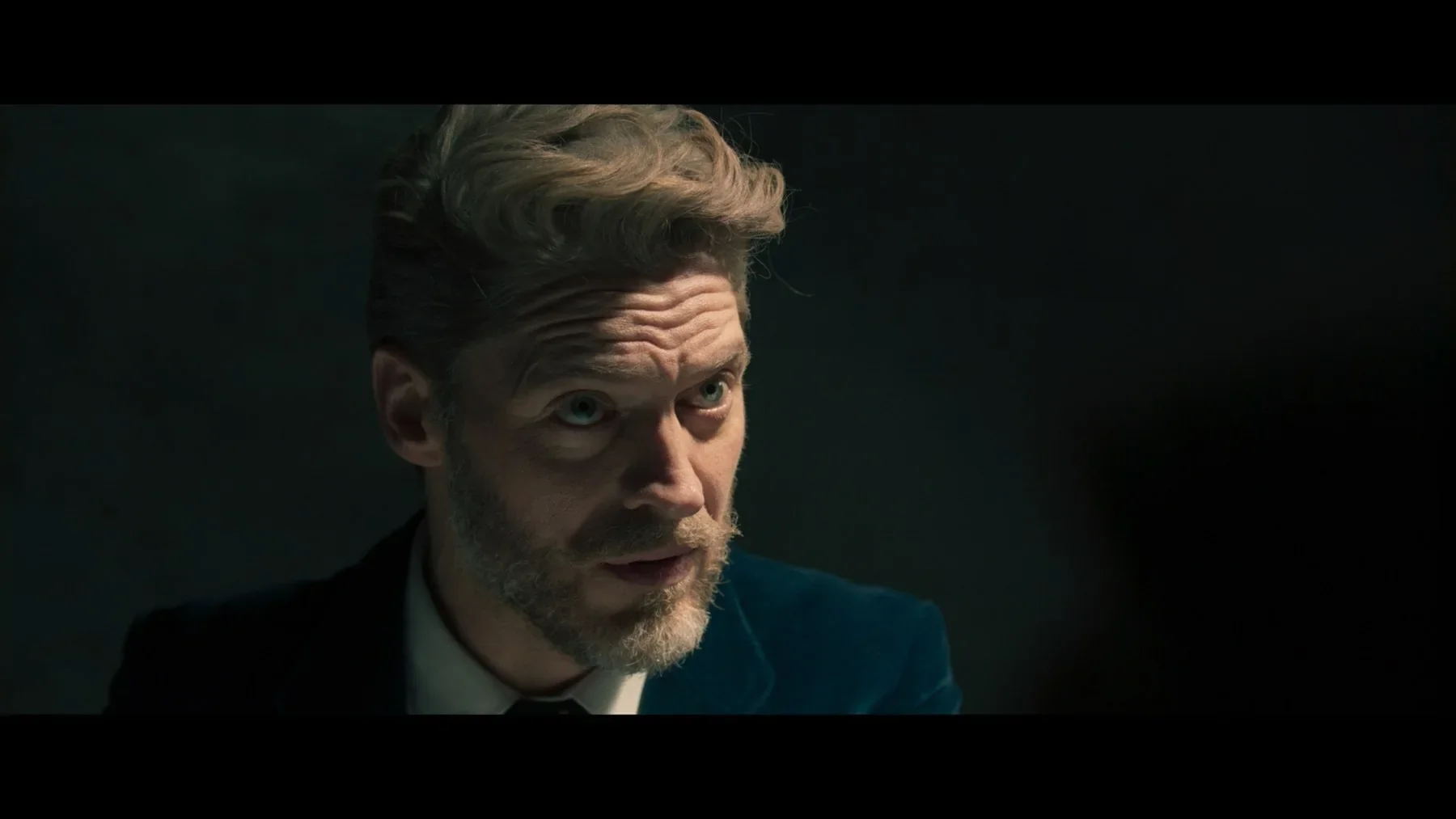 A face in close-up in The Sleep Experiment.