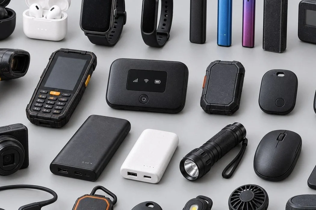 Battery-embedded consumer devices