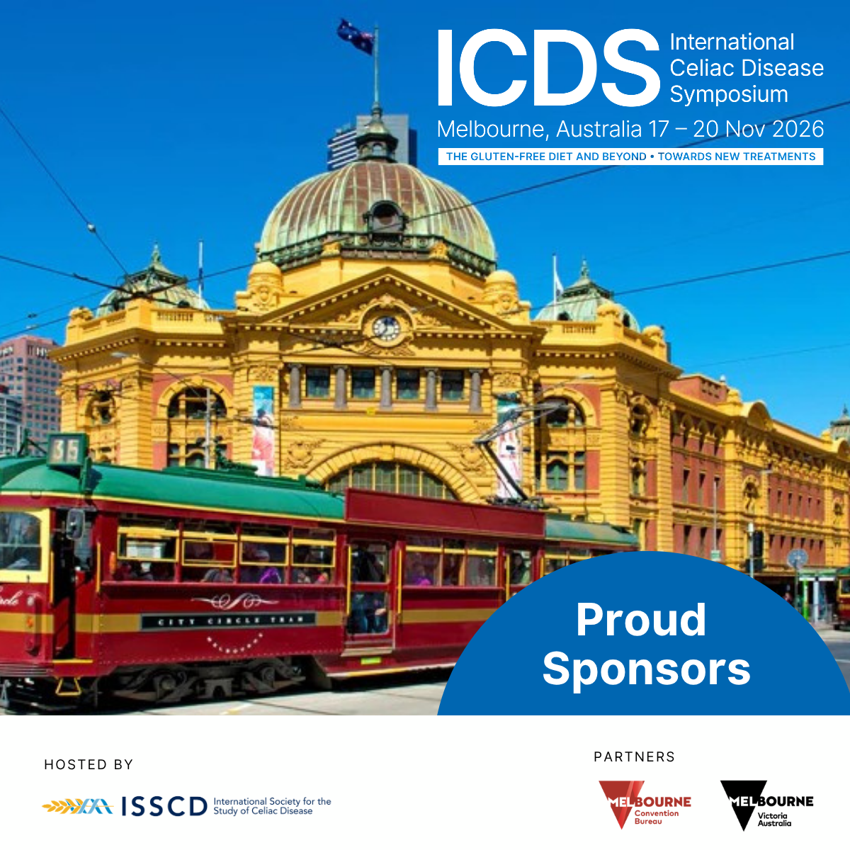 ICDS 2026 sponsor/exhibitor graphic — Tram