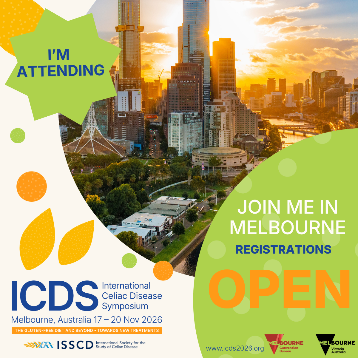 ICDS 2026 I'm Attending — Melbourne graphic
