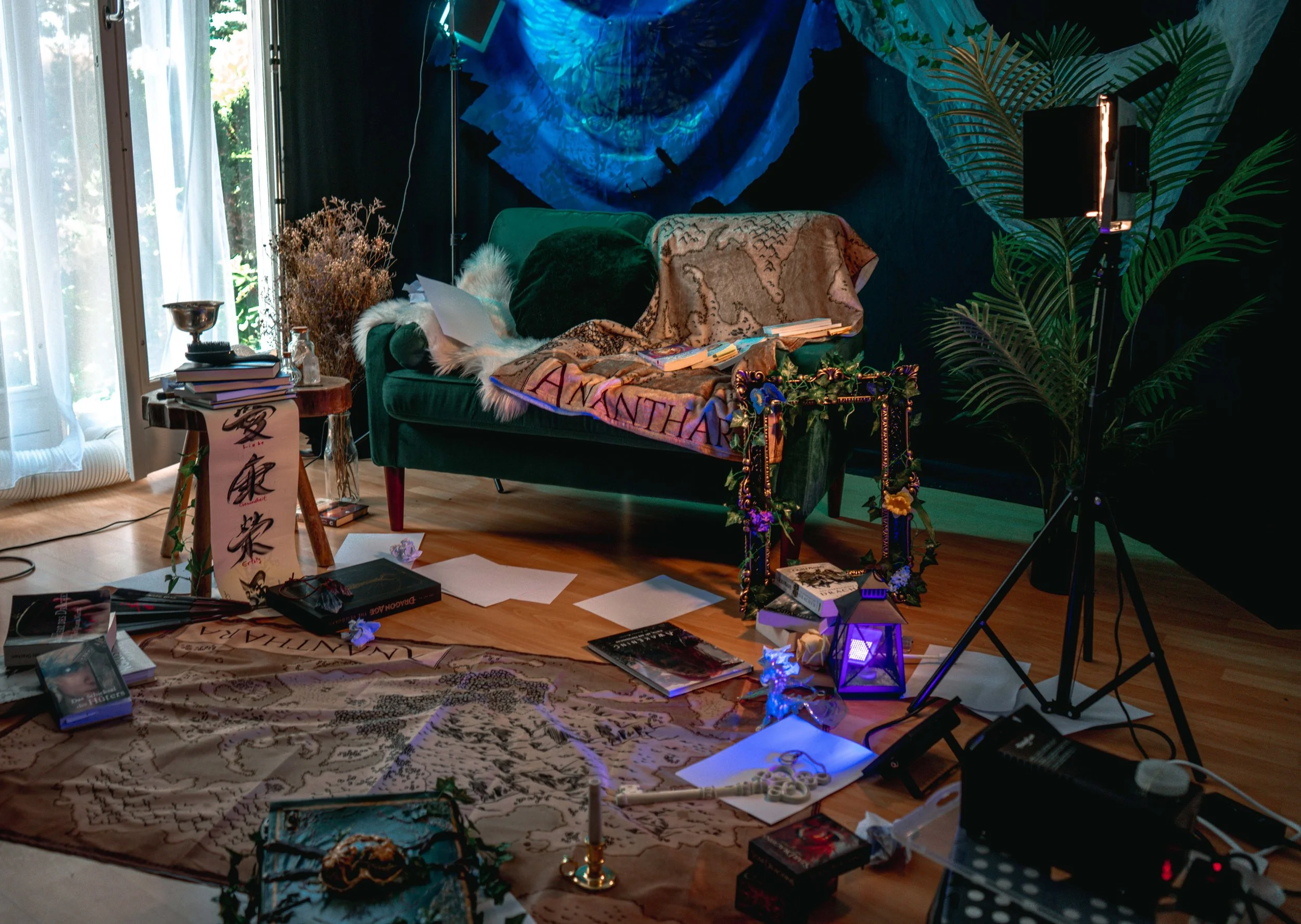 Home studio setup for fantasy photography and composites