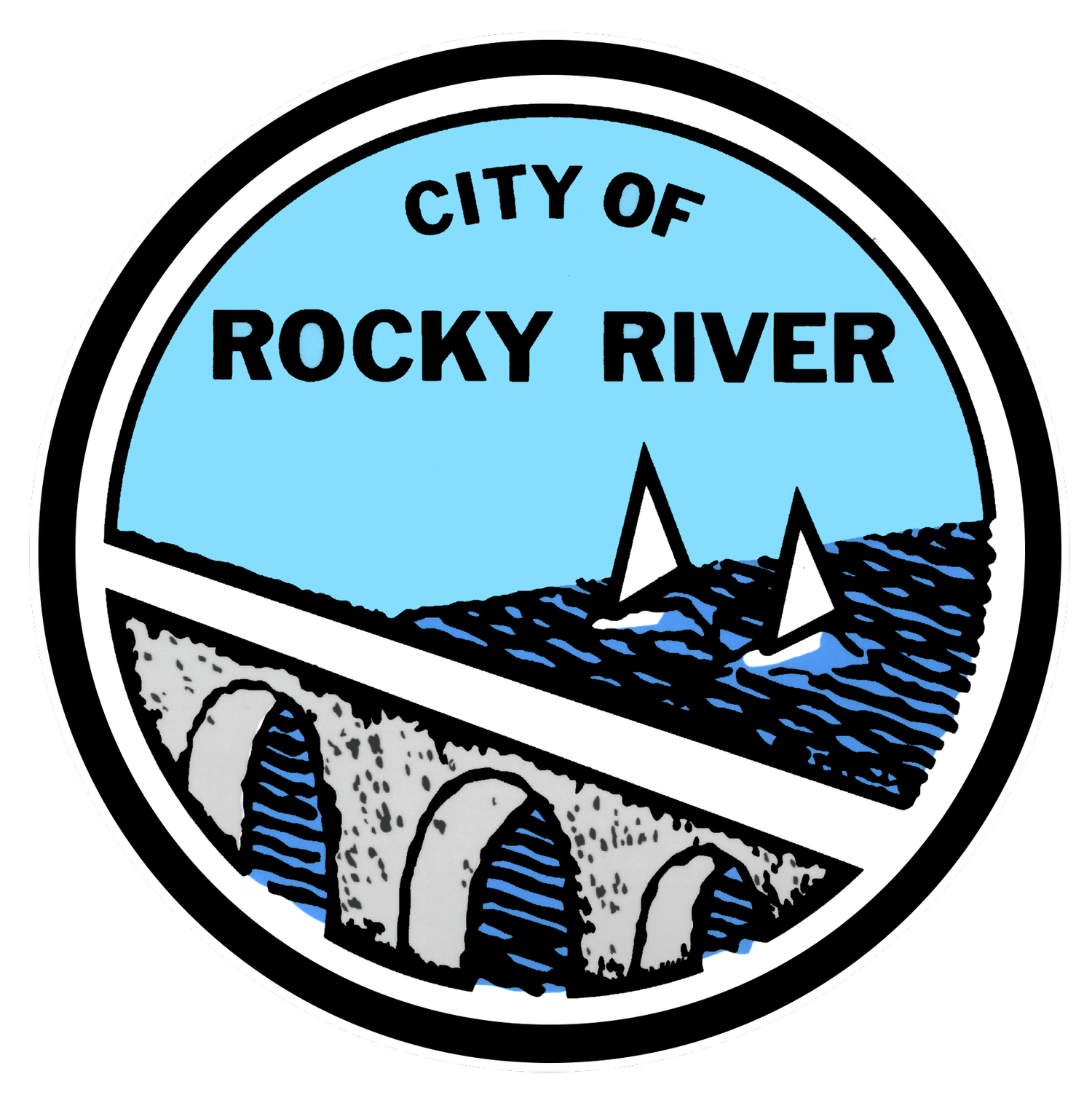 Rocky River Recreation Department logo