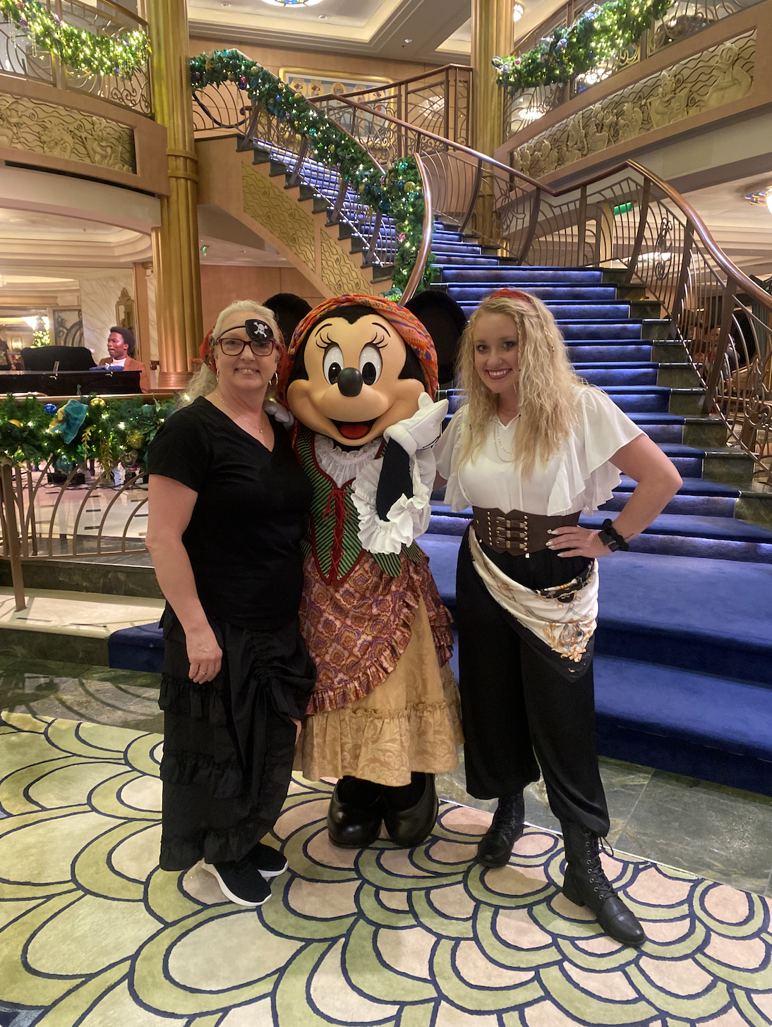 Mother and daughter enjoying a Disney Cruise Line vacation