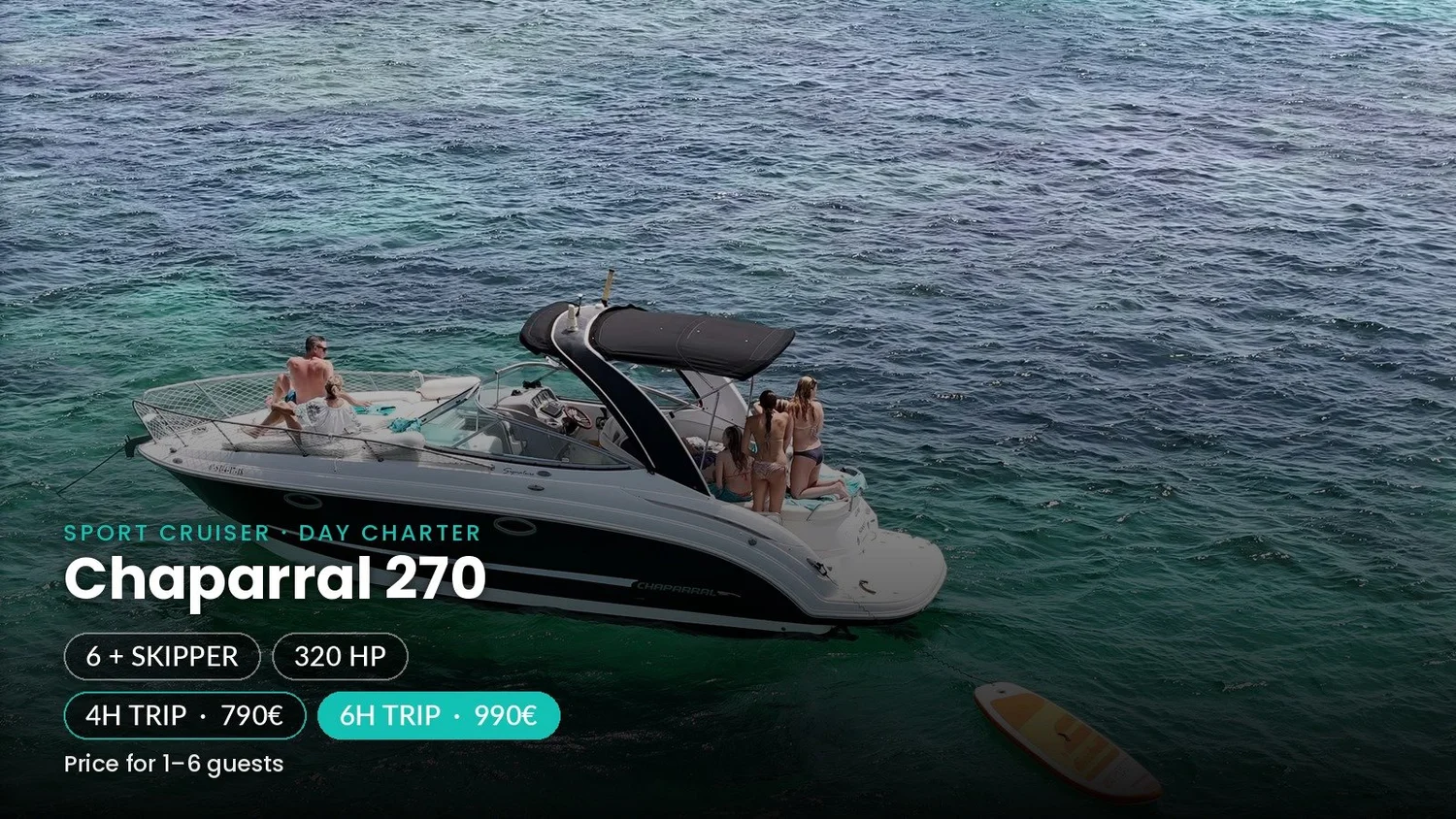 Chaparral 270 boat rental Mallorca