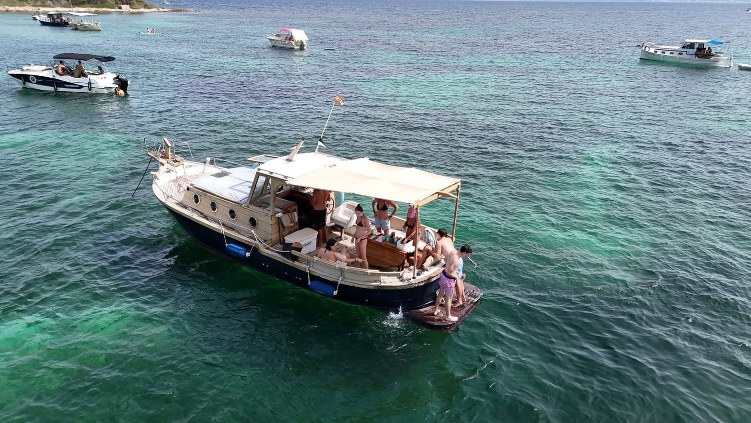 Llaut Menorquin 45 boat rental Mallorca