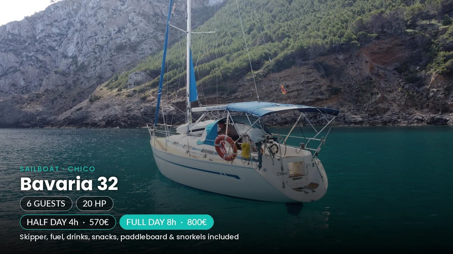 Bavaria 32 boat rental Mallorca