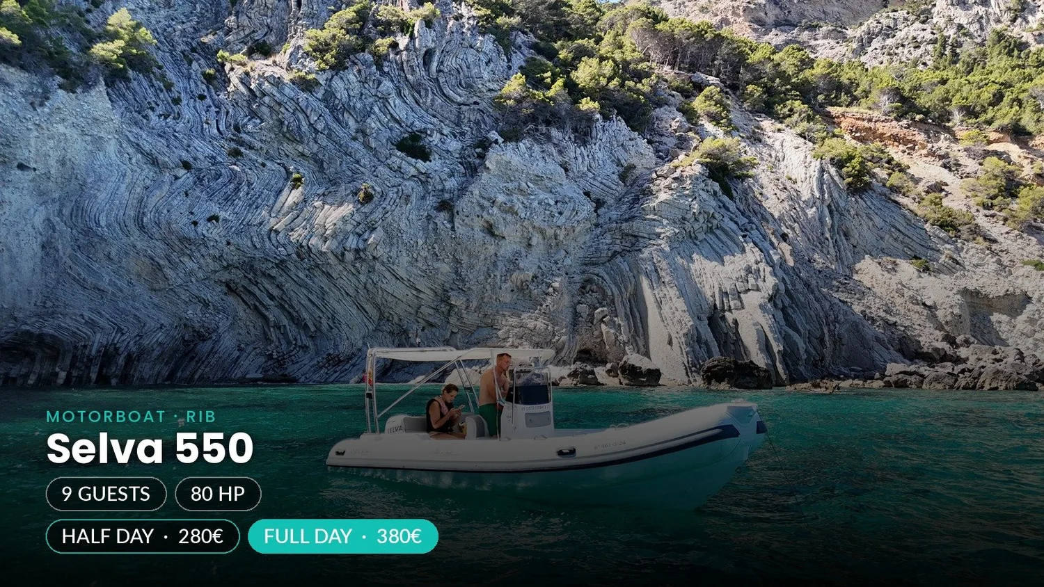 Selva 550 boat rental Mallorca