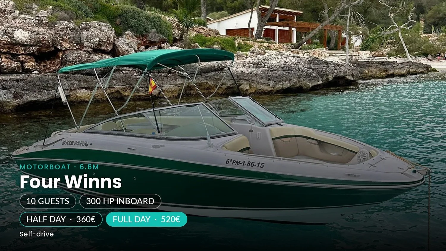 Four Winns boat rental Mallorca