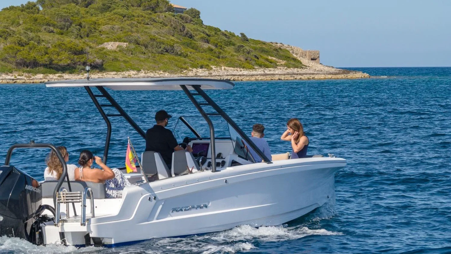Axopar 22 boat rental Mallorca