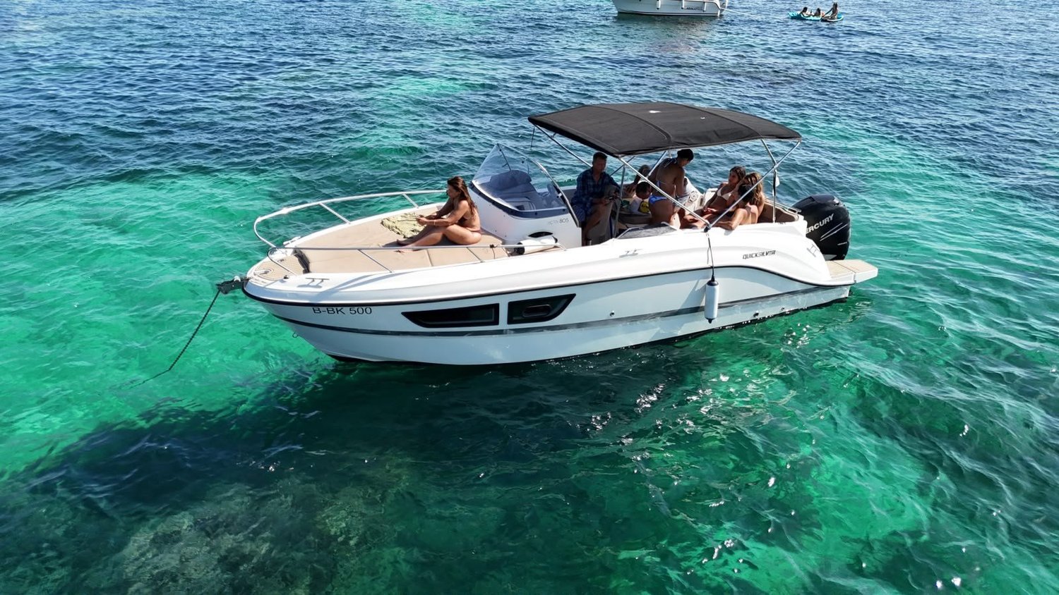 Quicksilver Activ 805 boat rental Mallorca