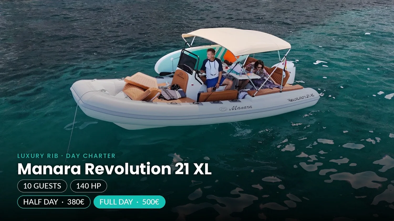 Manara Revolution 21 XL boat rental Mallorca