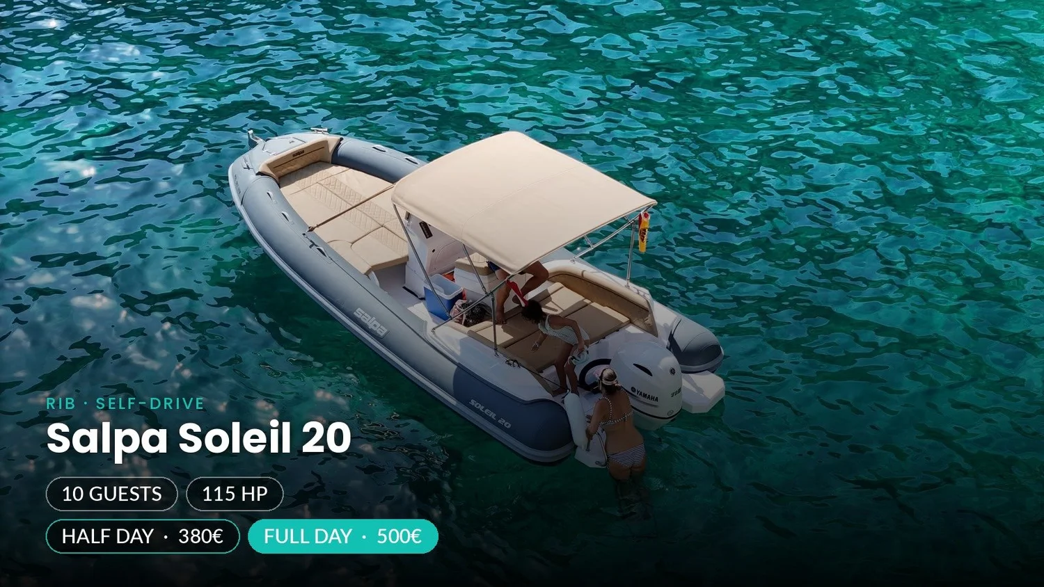 Salpa Soleil 20 boat rental Mallorca