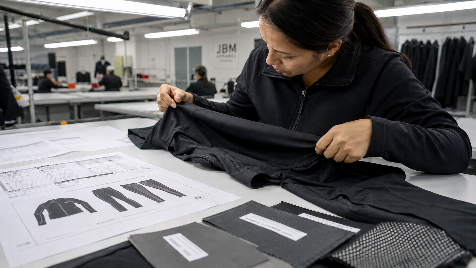 Quality control and sampling for technical apparel