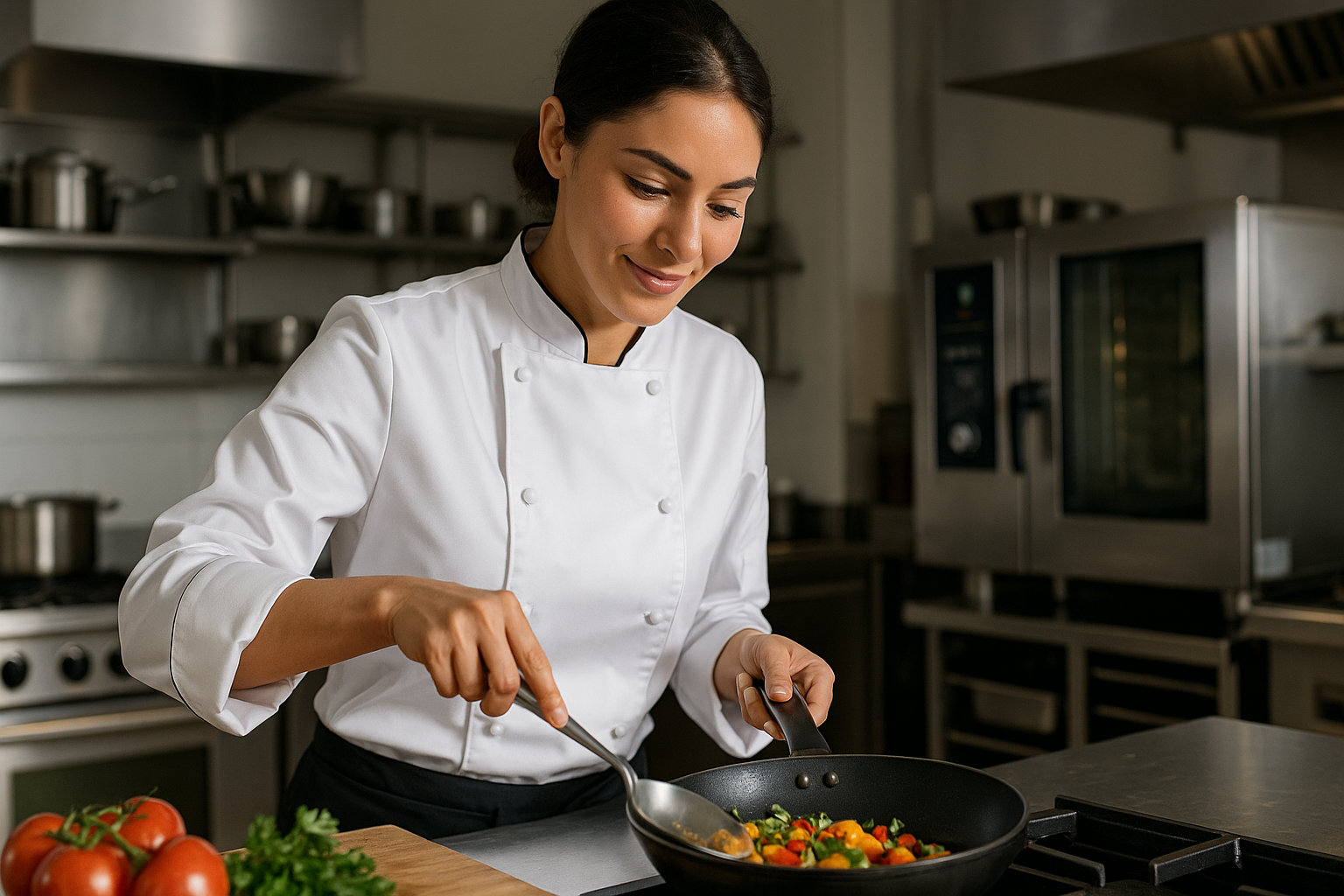 Custom food service uniforms by Pham Fashion House