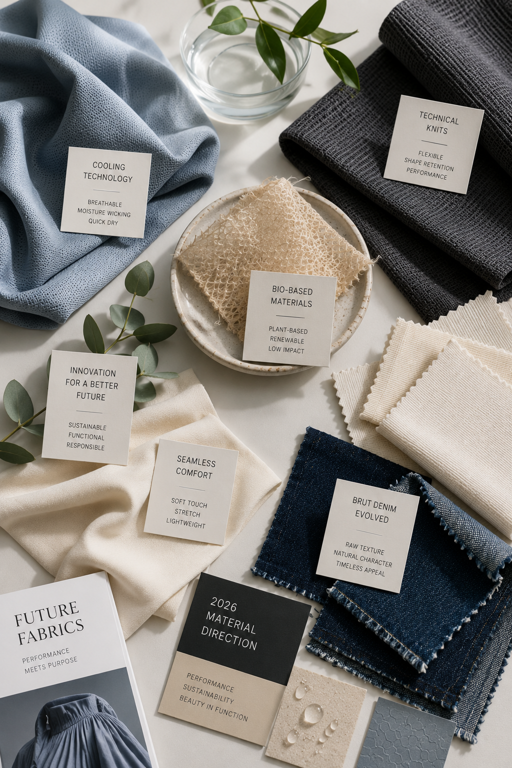 Performance fabrics and innovative textiles for 2026 apparel collections