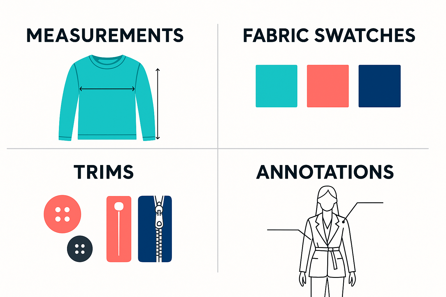 Fashion Tech Pack Infographic for Startup Production