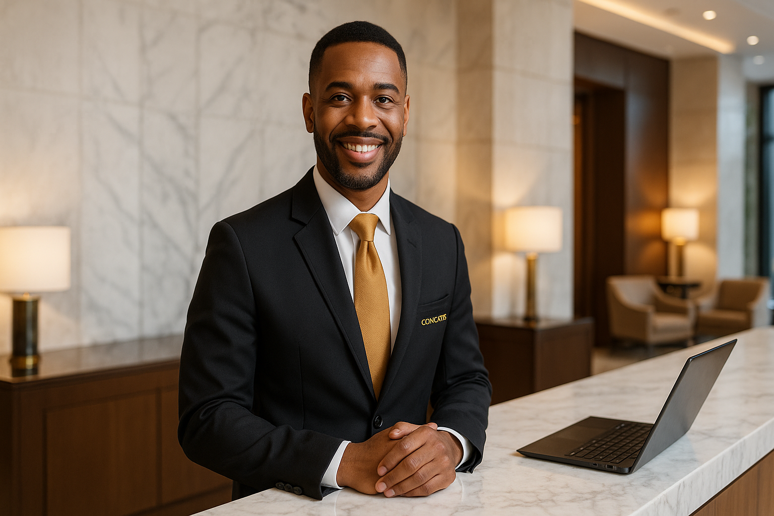 Branded hospitality uniforms for hotels by Pham Fashion House