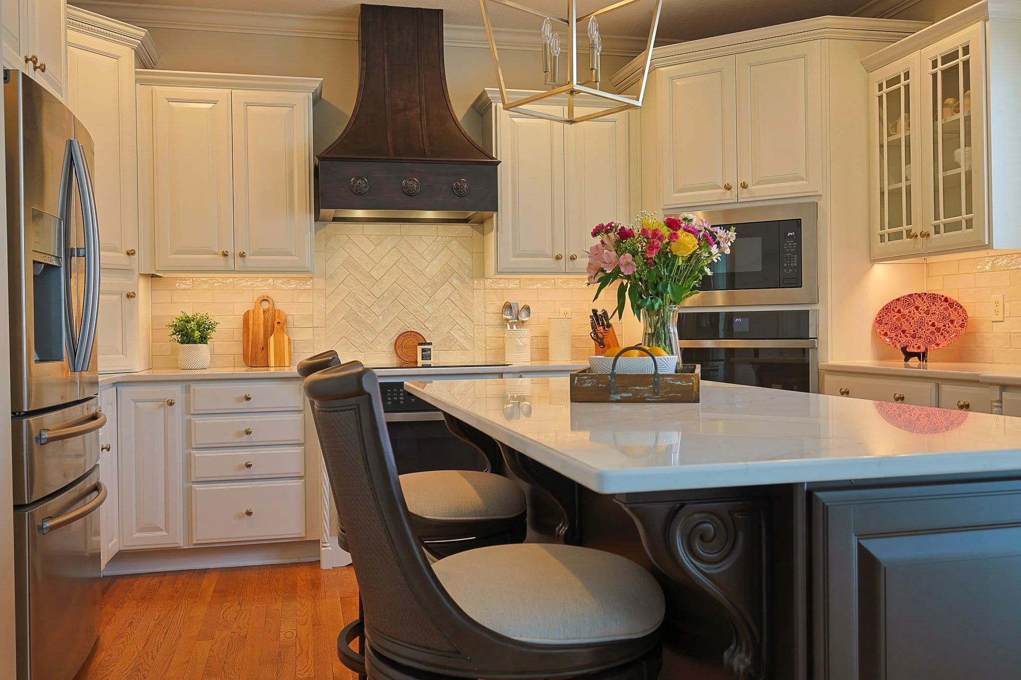 Whole-home transformation with refreshed living and dining space in a Greenwood home