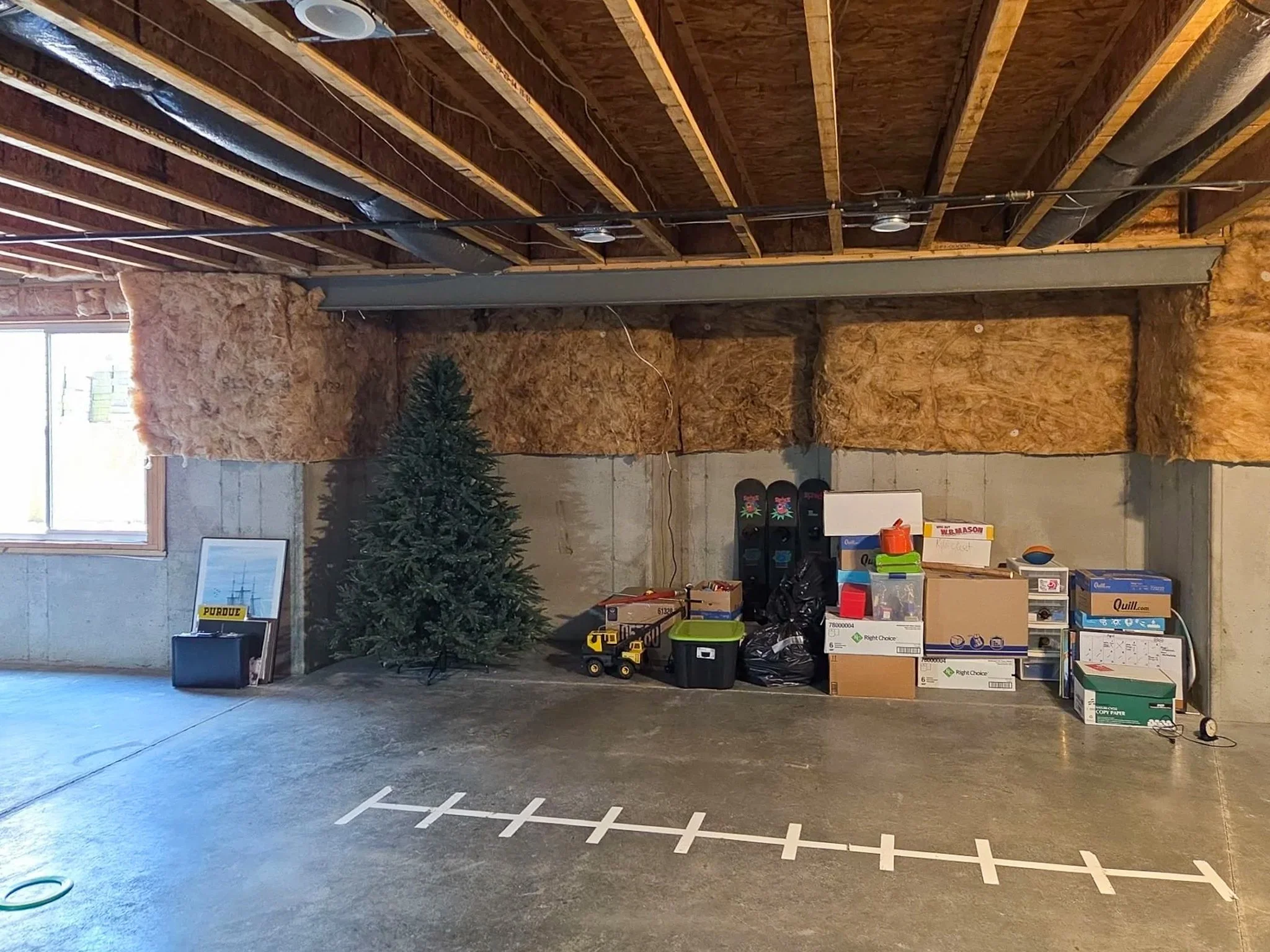 Before: space prior to ISI Construction addition