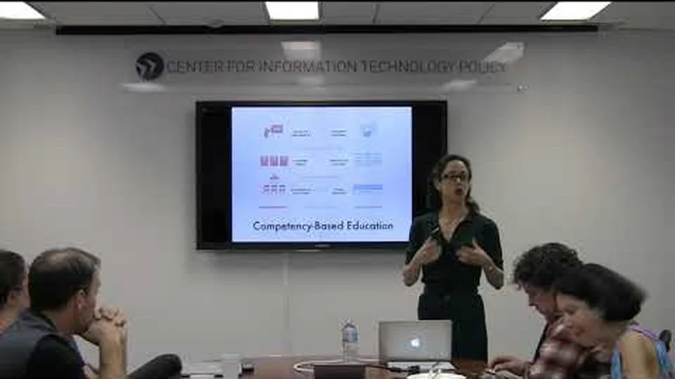 Elana Zeide presenting at Princeton’s Center for Information Technology Policy