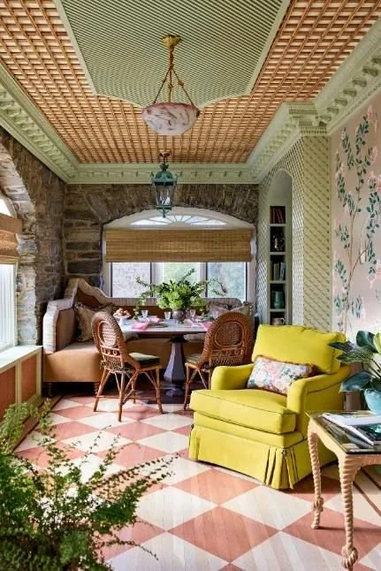 Tartan & Toile interior featured in Business of Home