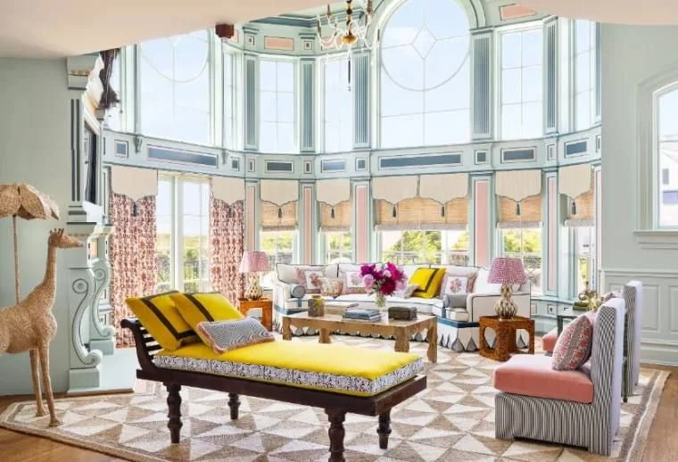 Tartan & Toile interior featured in Luxe Interiors + Design