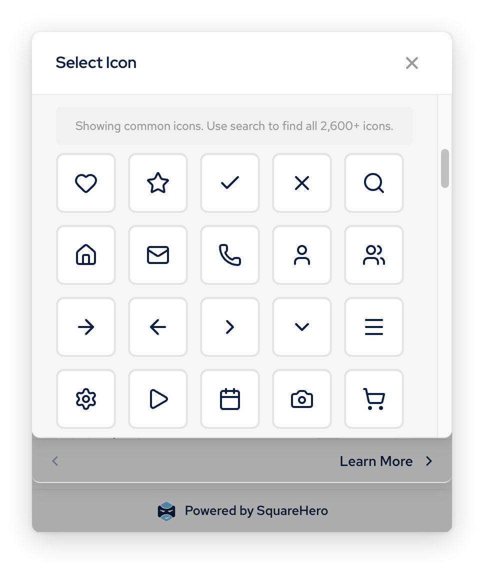 Badge & Icon blocks