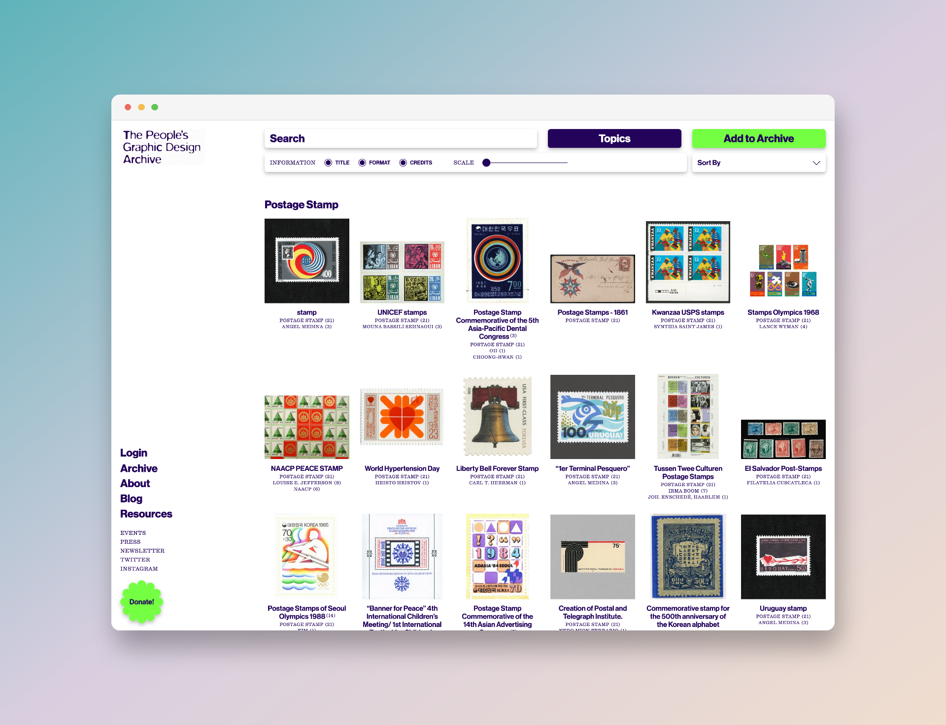 People’s Graphic Design Archive