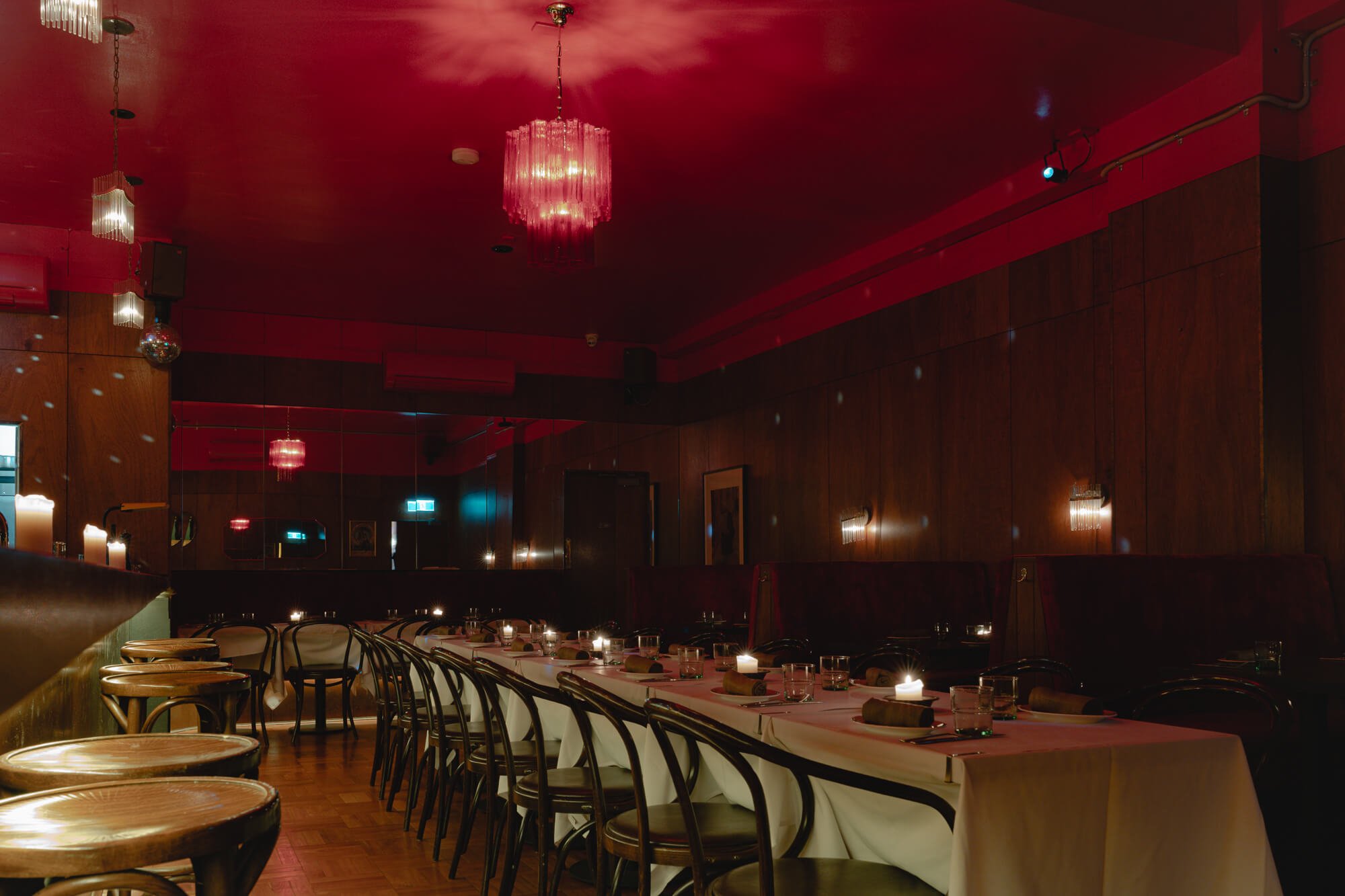 Group dining at Attenzione! Redfern