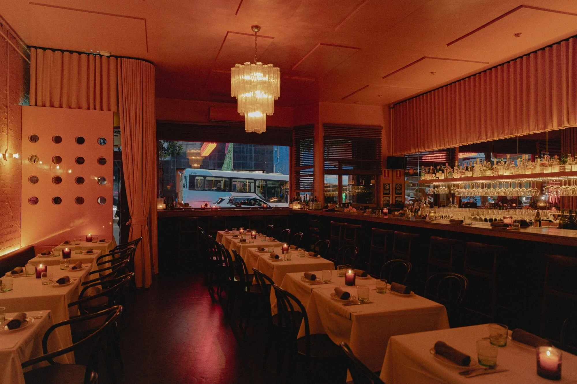 Private dining room at Attenzione! Sydney