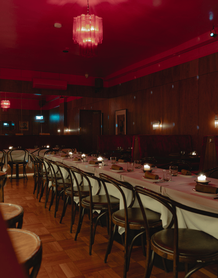 Group dining at Attenzione! Food and Wine Redfern