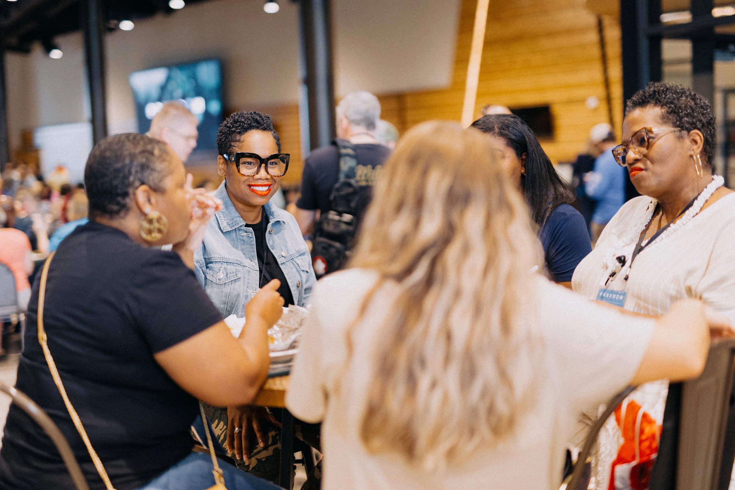 Small Group leaders connecting