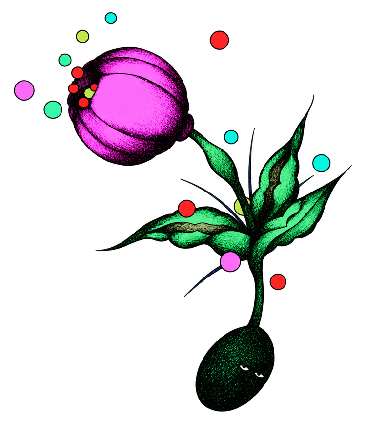 Estranged Studio flower emblem