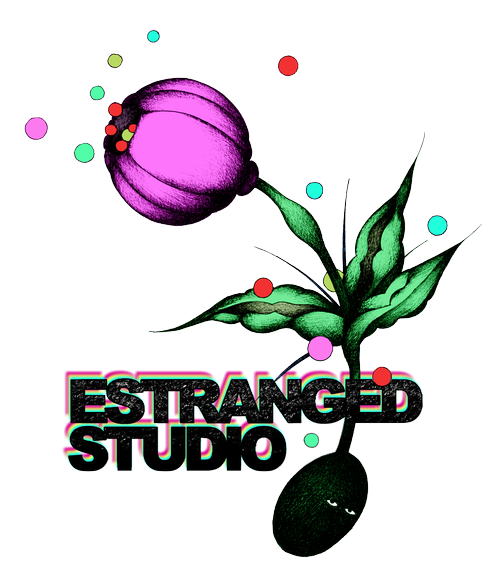 Estranged Studio — full flower brand mark