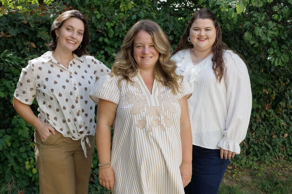 Shelby Rhea Miller, Olivia Lanier and Molly Riley-Nichol of Sycamore Counseling Services