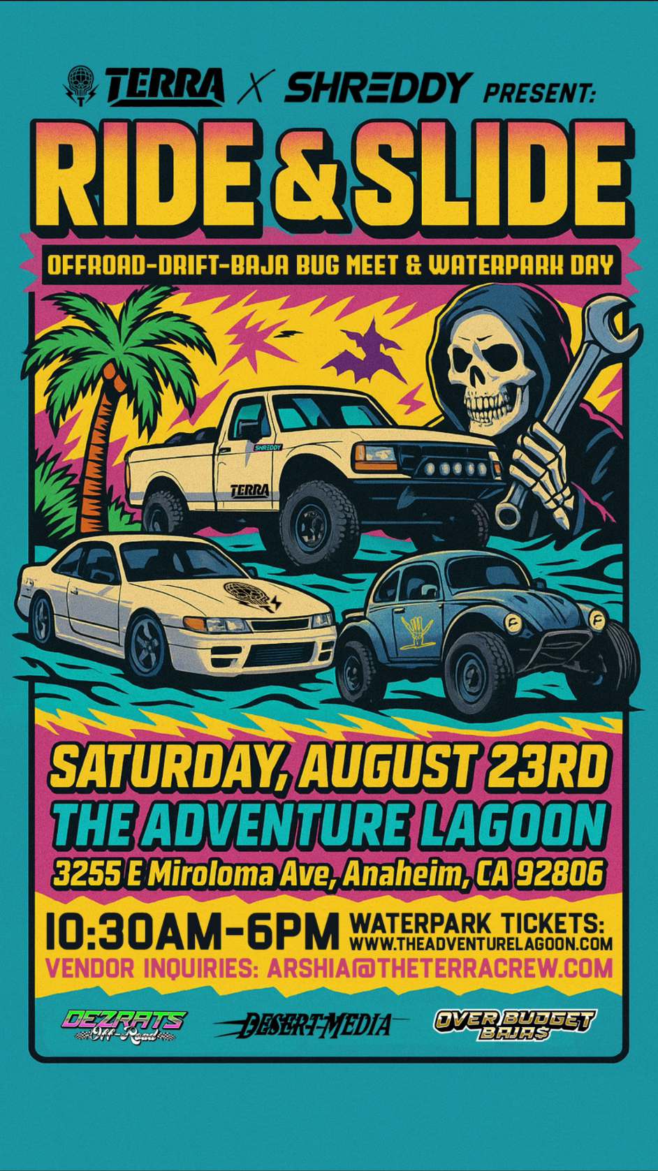 Ride & Slide — Offroad, Drift & Baja Bug Meet at The Adventure Lagoon