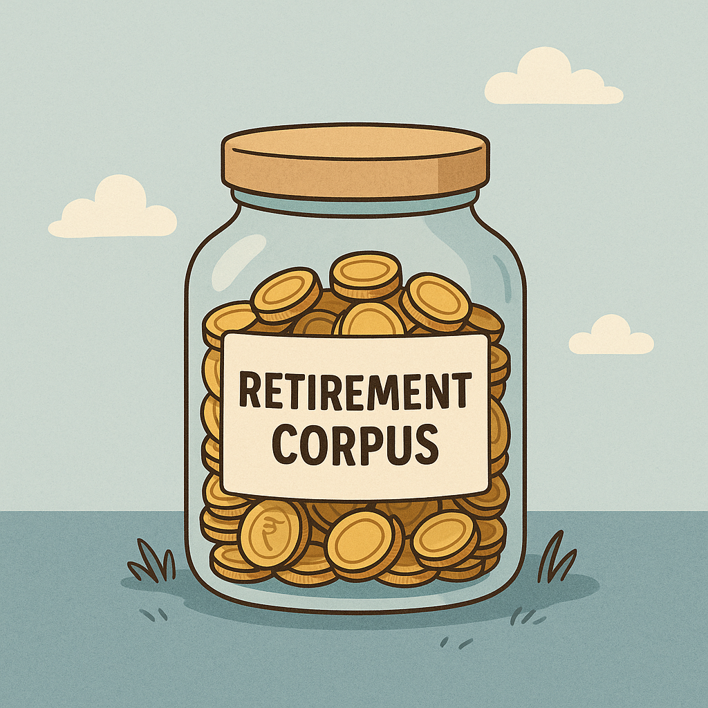 Retirement corpus planning and savings