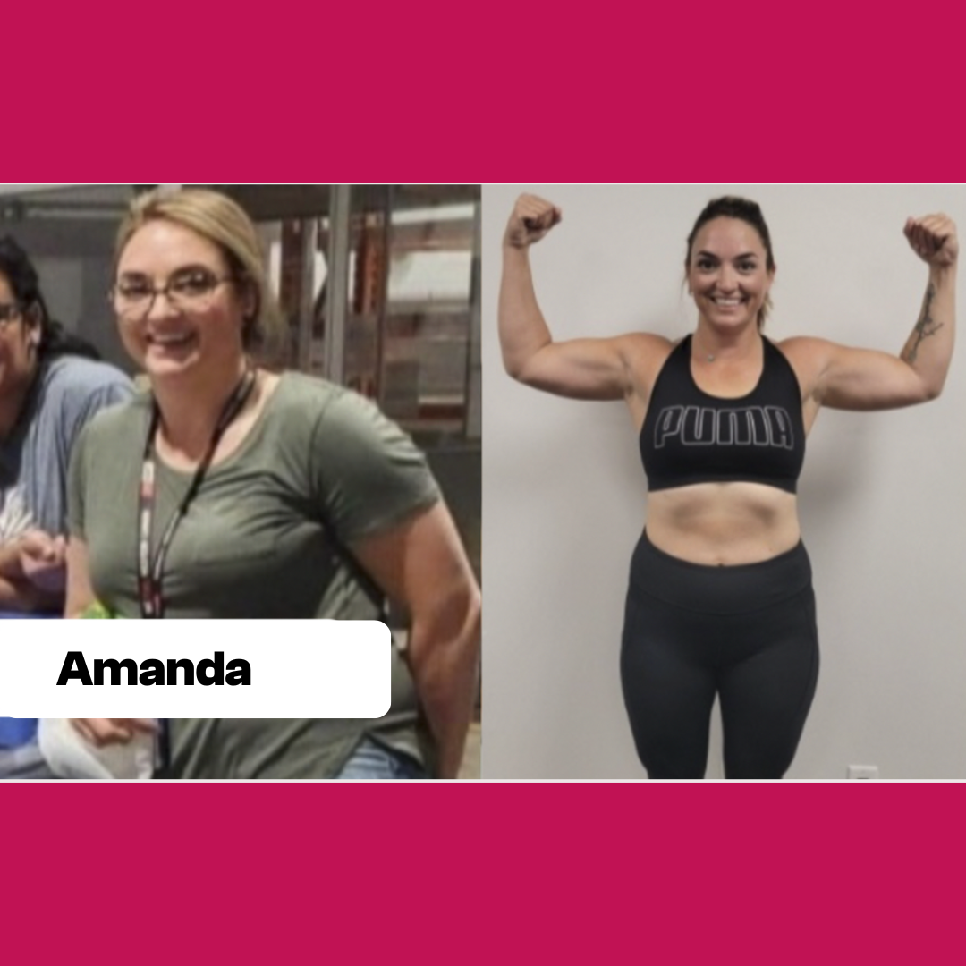 Amanda before and after