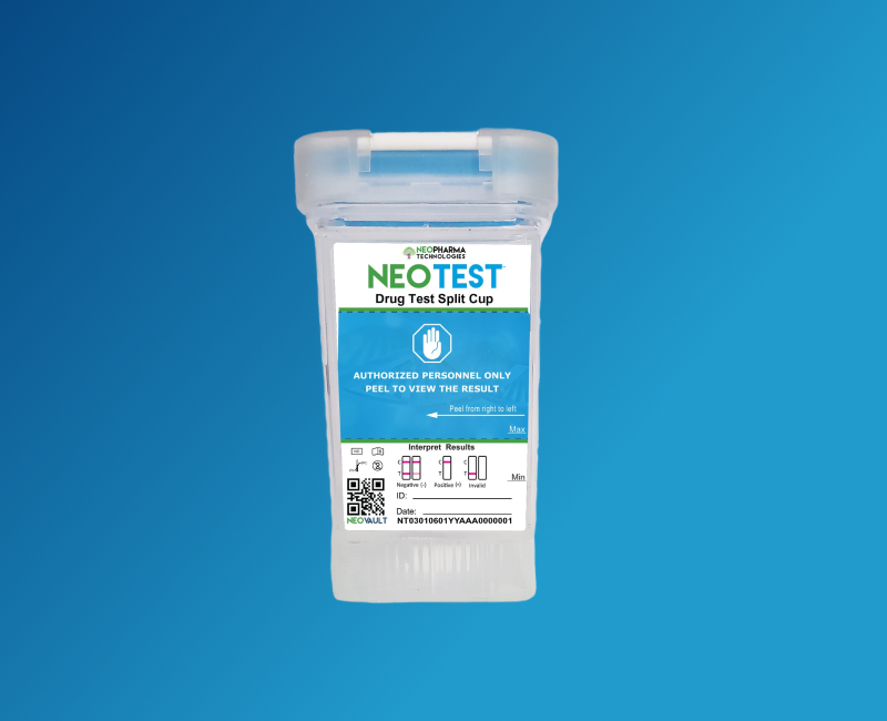 drug test split cup image