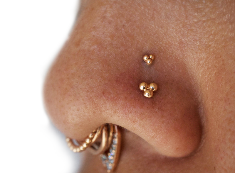 Professional nose piercing in Westwood, Los Angeles