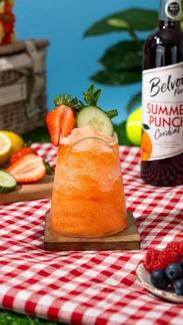 Summer gin slushie