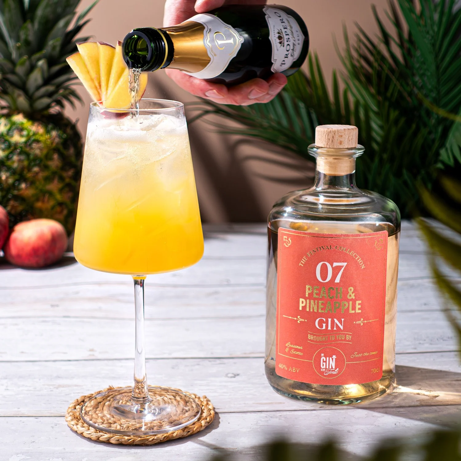 Pineapple Gin Spritz cocktail recipe by Gin & Domic