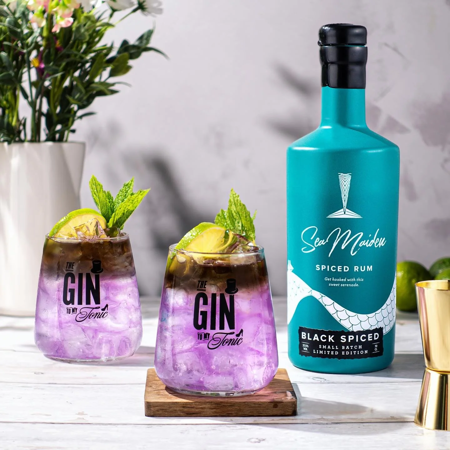 Purple Rain Rum Cocktail cocktail recipe by Gin & Domic