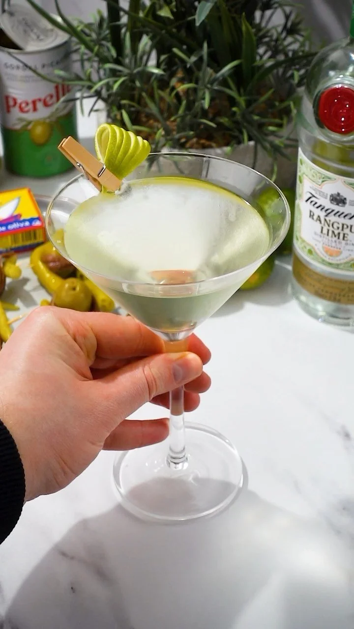 Tanqueray Rangpur Gimlet Paired cocktail recipe by Gin & Domic
